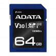 ADATA ASDX64GUI3V30S-R memory card 64 GB SDXC UHS-I Class 10 ADATA ASDX64GUI3V30S-R memory card 64 GB SDXC UHS-I Class 10
