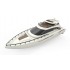 Amewi Rising Sun Cruise Yacht 380mm Radio-Controlled (RC) model Boat Electric engine