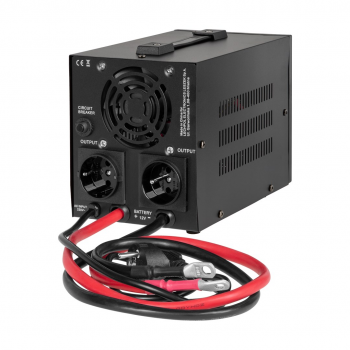 KEMOT PROsinus-500-LiFePo4 emergency power supply a pure sine wave inverter with a 12V charging function, 230V, 500VA/300W