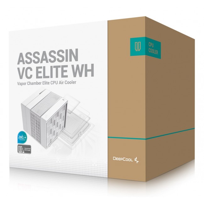DeepCool Assassin VC Elite WH Processor Air cooler 120/140 mm White 1 pc(s) DeepCool Assassin VC Elite WH Processor Air cooler 120/140 mm White 1 pc(s)