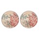 ROSE&TULIPANI SEA LIFE Set of 2 melamine plates 27 cm ROSE&TULIPANI SEA LIFE Set of 2 melamine plates 27 cm