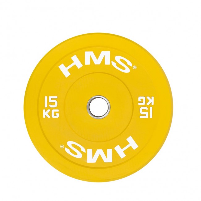 HMS Fitness CBR15 1 pc(s) Olympic Bumper weight disc HMS Fitness CBR15 1 pc(s) Olympic Bumper weight disc