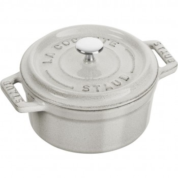 STAUB MINI COCOTTE Mini cast iron pot round 250 ml, truffle