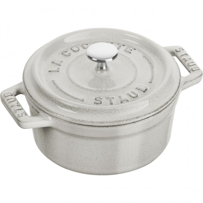 STAUB MINI COCOTTE Mini cast iron pot round 250 ml, truffle STAUB MINI COCOTTE Mini cast iron pot round 250 ml, truffle