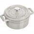 STAUB MINI COCOTTE Mini cast iron pot round 250 ml, truffle