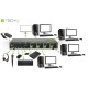 Techly IDATA DP-KVM4 KVM switch Rack mounting Black Techly IDATA DP-KVM4 KVM switch Rack mounting Black
