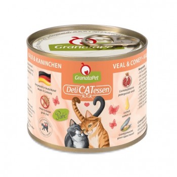 GRANATAPET DeliCATessen Veal and coney - wet cat food - 200g