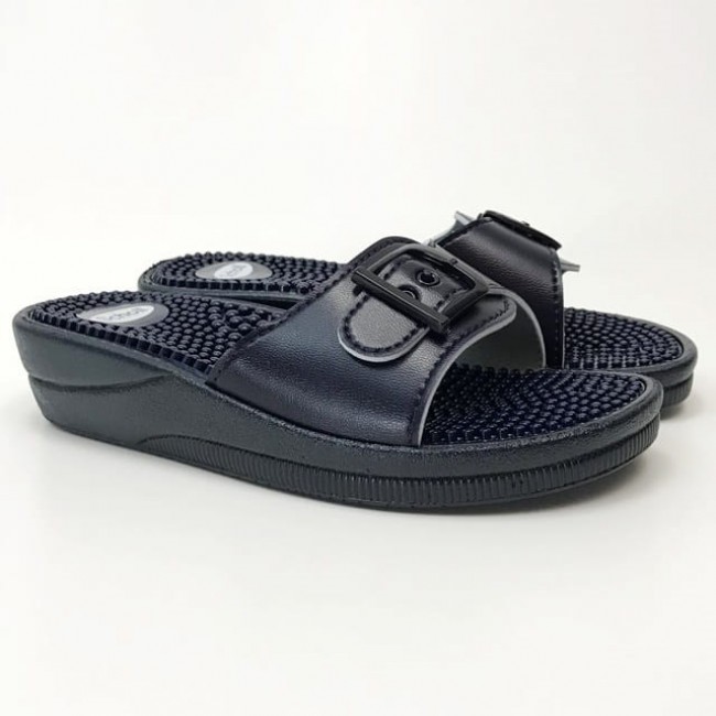 Women's flip-flops Scholl new massage, navy blue, size 37 Women's flip-flops Scholl new massage, navy blue, size 37