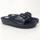 Women's flip-flops Scholl new massage, navy blue, size 37 Women's flip-flops Scholl new massage, navy blue, size 37