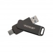 Flashdrive PATRIOT Rage R550 512GB 100 MB/S USB A+C Swivel Design (PE512GR550DSAD) Black Flashdrive PATRIOT Rage R550 512GB 100 MB/S USB A+C Swivel Design (PE512GR550DSAD) Black
