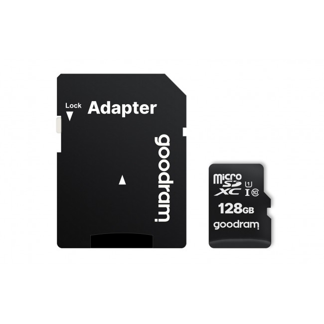 Goodram M1AA-1280R12 memory card 128 GB MicroSDXC Class 10 UHS-I Goodram M1AA-1280R12 memory card 128 GB MicroSDXC Class 10 UHS-I