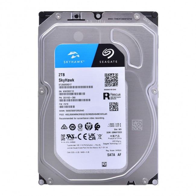 Seagate SkyHawk internal hard drive 2 TB 256 MB 3.5