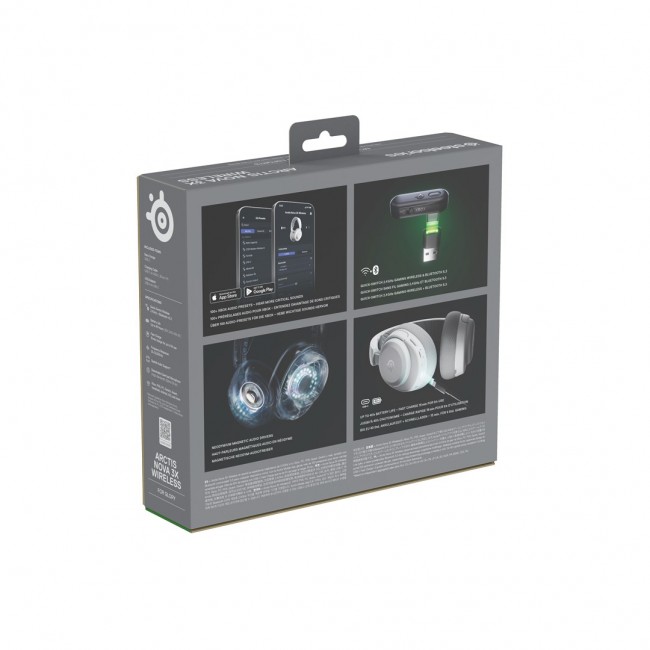 Steelseries Arctis Nova 3X Wireless, Xbox, White