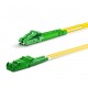 Equip E2000/APC to LC/APC Fiber Cable, SM, Duplex, 5.0m