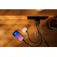 Verbatim GaN Charger 65W 2 Port retractable cable display US plugs with EU and UK adaptors
