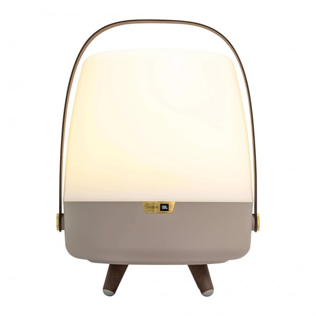 Kooduu Lite-up Play 2.0 Mono portable speaker Beige, White, Wood 10 W