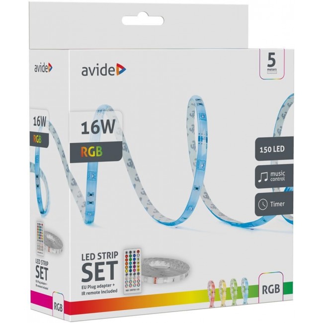Avide ALSB5050RGBMU40-5M strip light Universal strip light LED 16 W 5000 mm