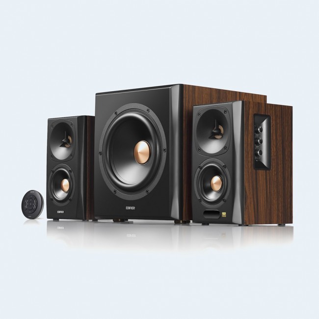 Edifier S360DB speaker set 150 W PC Black, Wood 2.1 channels Bluetooth