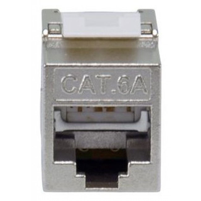 Equip Cat.6A Slim Keystone Jack, Toolfree, Shielded, 8pcs/set