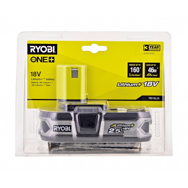 Ryobi RB18L25 Battery 18 V 2,5 Ah Lithium+ One+