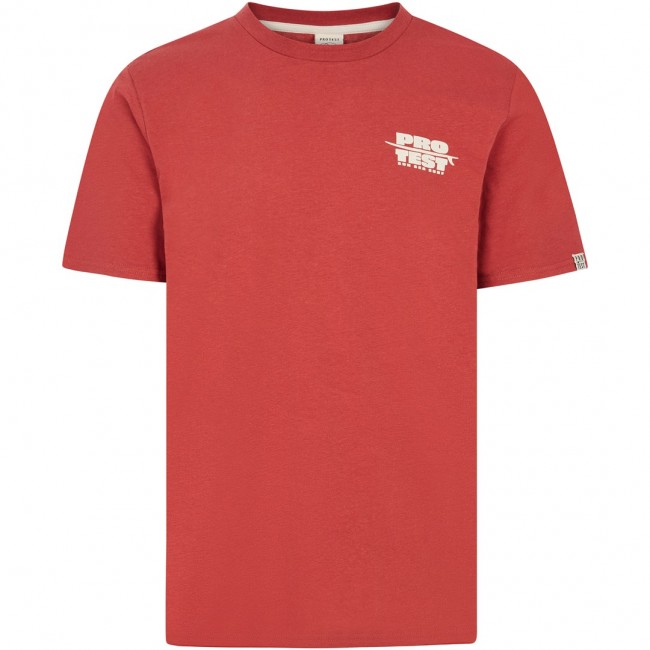 T-Shirt męski PROTEST PRTBaio czerwony XL