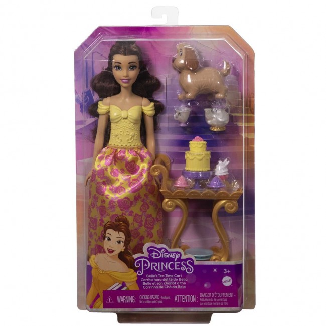 Mattel Disney Princess Belle's Tea Time Cart