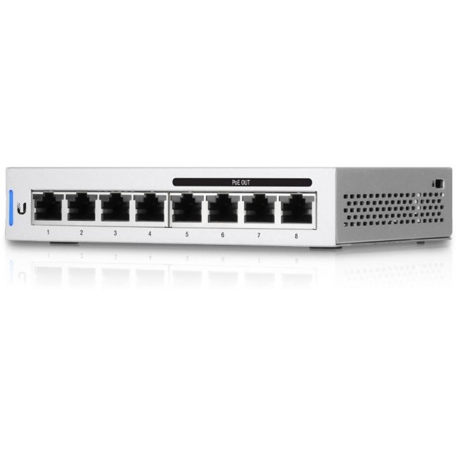 Ubiquiti UniFi 5 x Switch 8 Managed Gigabit Ethernet (10/100/1000) Power over Ethernet (PoE) Grey