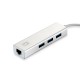 LevelOne Gigabit USB Network Adapter, USB Hub