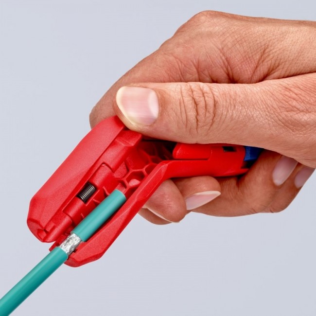 Knipex ErgoStrip cable stripper Blue, Red