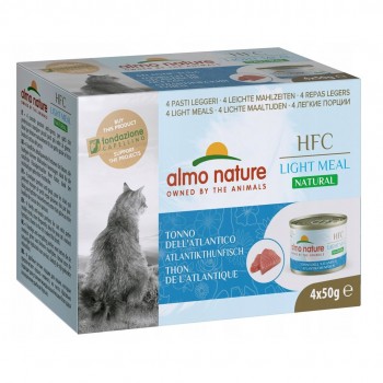 ALMO NATURE Light Meal Natural HFC Tuna - wet cat food - 4x50g
