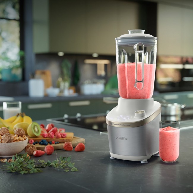 Philips 7000 series HR3760/01 blender 2 L Tabletop blender 1500 W Stainless steel, White Philips 7000 series HR3760/01 blender 2 L Tabletop blender 1500 W Stainless steel, White