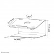 Neomounts NSLS050 Laptop stand 10-17
