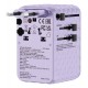 Verbatim Charge 'n' Travel 100W Universal Travel Adapter with retractable cable Purple Verbatim Charge 'n' Travel 100W Universal Travel Adapter with retractable cable Purple