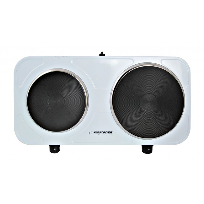 Esperanza EKH014W Electric cooker 2 zones White