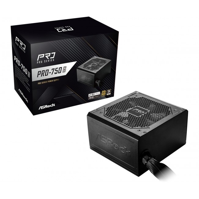 Asrock PRO-750G power supply unit 750 W 24-pin ATX ATX Black