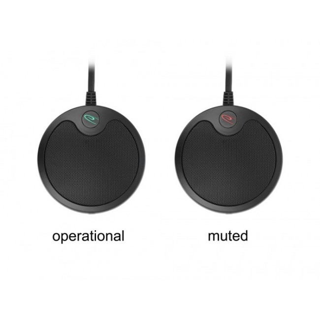 DeLOCK USB Condenser Microphone Omnidirectional for Conferences