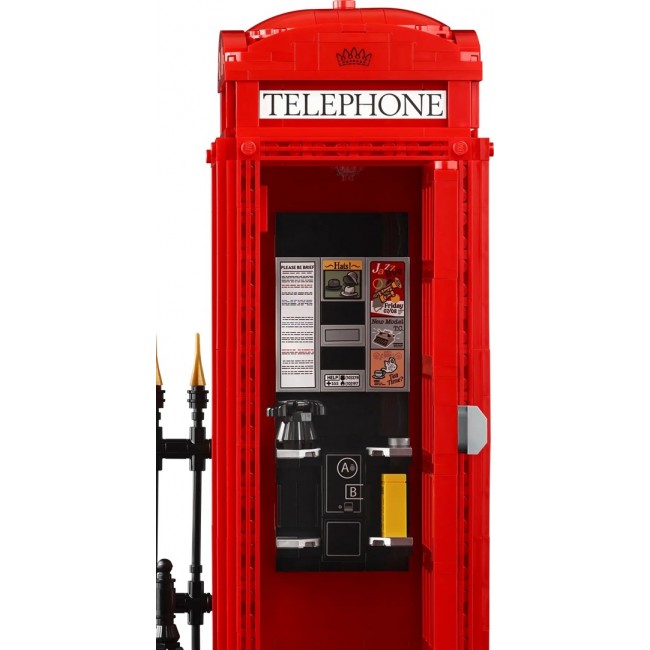 LEGO IDEAS 21347 Red London Telephone Box