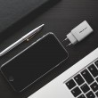 Qoltec 51825 GaN 45W charger| 5-20V | 1.5-3A | 1 x USB-C PD | 1x USB QC 3.0 | White