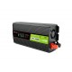 Green Cell Przetwornica napicia PowerInverter LCD 12 V 500W/1000W Przetwornica samochodowa z wywietlaczem - czysty sinus power adapter/inverter Auto Black Green Cell Przetwornica napicia PowerInverter LCD 12 V 500W/1000W Przetwornica samochodowa z wywietlaczem - czysty sinus power adapter/inverter Auto Black