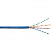 Kabel Emiter Net UTP (U/UTP) kat.5e, linka, 4x2x24AWG, PCW, niebieski