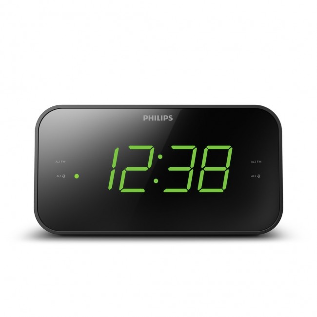 Philips TAR3306/12 alarm clock Digital alarm clock Black