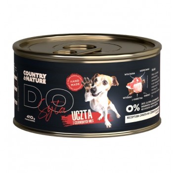 COUNTRY&NATURE Do syta Feast of red meats - wet dog food - 410g
