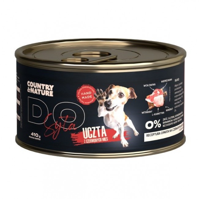 COUNTRY&NATURE Do syta Feast of red meats - wet dog food - 410g COUNTRY&NATURE Do syta Feast of red meats - wet dog food - 410g