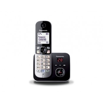 Panasonic KX-TG6821 DECT telephone Caller ID Black, Silver