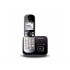 Panasonic KX-TG6821 DECT telephone Caller ID Black, Silver