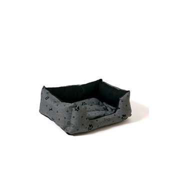 GO GIFT Dog bed XXL - graphite - 90x63x16 cm