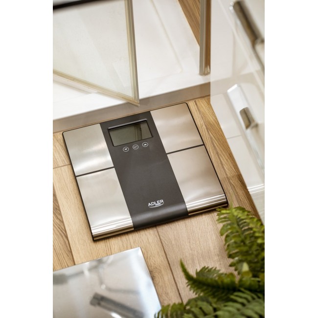 Adler AD 8165 personal scale Rectangle Black, Grey Electronic personal scale Adler AD 8165 personal scale Rectangle Black, Grey Electronic personal scale