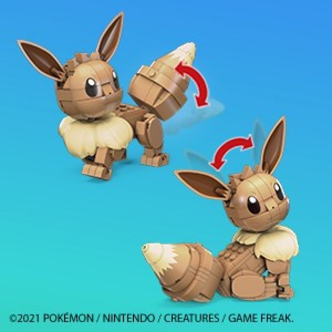 MEGA Pok mon Building Toy Kit Eevee with 1 Action Figure (215 Pieces) for Kids MEGA Pok mon Building Toy Kit Eevee with 1 Action Figure (215 Pieces) for Kids
