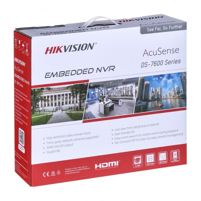 Hikvision Pro Series DS-7616NXI-K1(D) network video recorder 1U Black Hikvision Pro Series DS-7616NXI-K1(D) network video recorder 1U Black