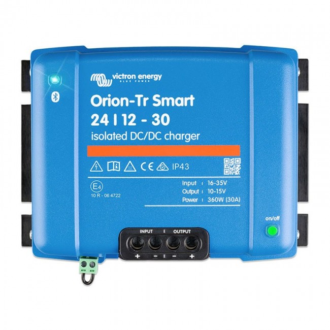 Orion-Tr Smart 24/12-30A Isolated DC-DC charger Orion-Tr Smart 24/12-30A Isolated DC-DC charger